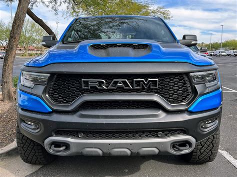 2021 Ram Trx Hydro Blue Metallic Diamond Black Crystal Flickr