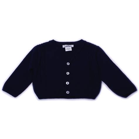 Navy Blue Baby Cardigan Atelier Yuwaciaojp