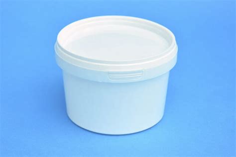 GT Online 550ml White Tamper Evident Tub And Lid