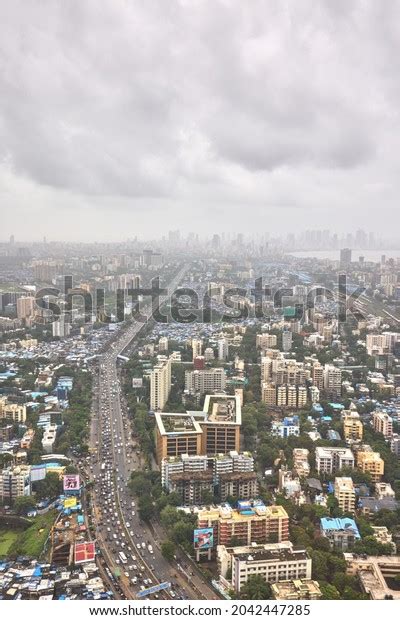 Aerial View Mumbai City Skyline On Stock Photo 2042447285 | Shutterstock