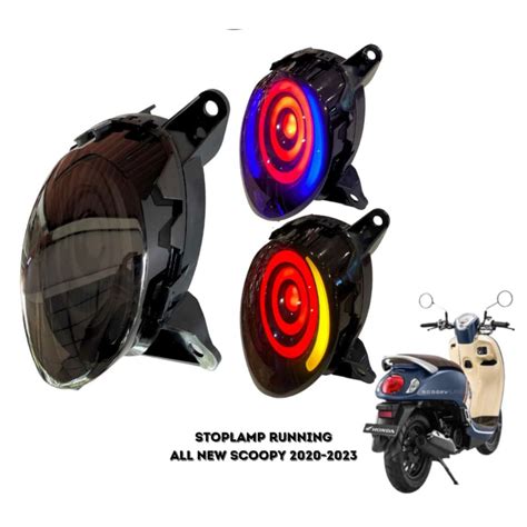 Jual Lampu Stop Scoopy New 2020 2023 Plus Lampu Sein Stoplamp Scoopy