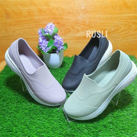 Jual Cod Sepatu Karet Slip On Kets Sport Att Swl Shopee Indonesia