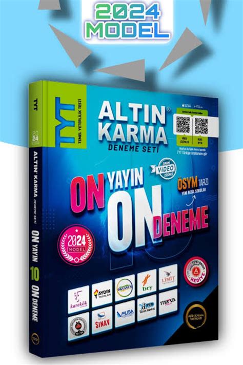 Altın Karma 2024 TYT ALTIN KARMA DENEME SETİ ON YAYIN ON DENEME Fiyatı