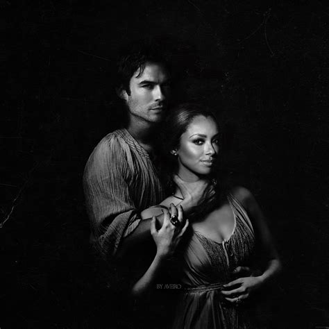 Damon And Bonnie The Vampire Diaries Tv Show Fan Art 37949297 Fanpop