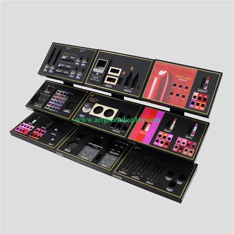 Custom Acrylic Cosmetics Display Luxury Makeup Displays