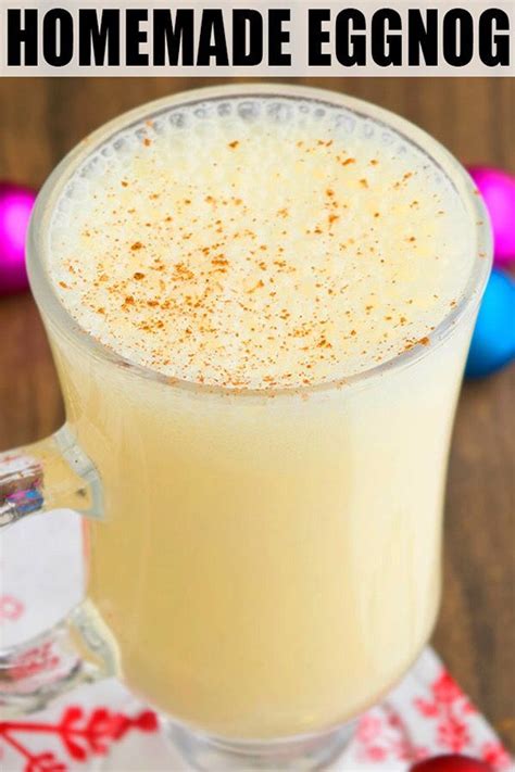 How To Make Eggnog Quick Easy Homemade Rich Creamy Non Alcoholic