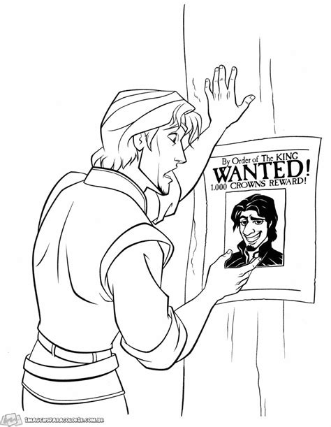 Flynn Rider Imagens Para Colorir