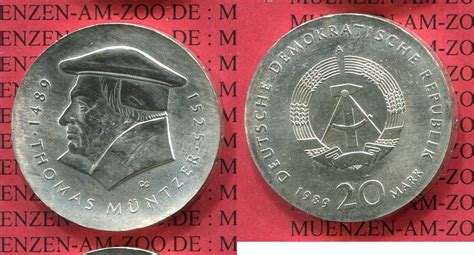 Ddr Gdr Eastern Germany Mark Gedenkm Nze Commemorative Ddr Mark