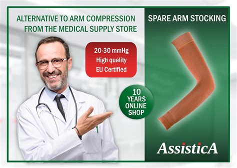 Buy Compression Arm Sleeve For Lymphedema By Assistica® Medical