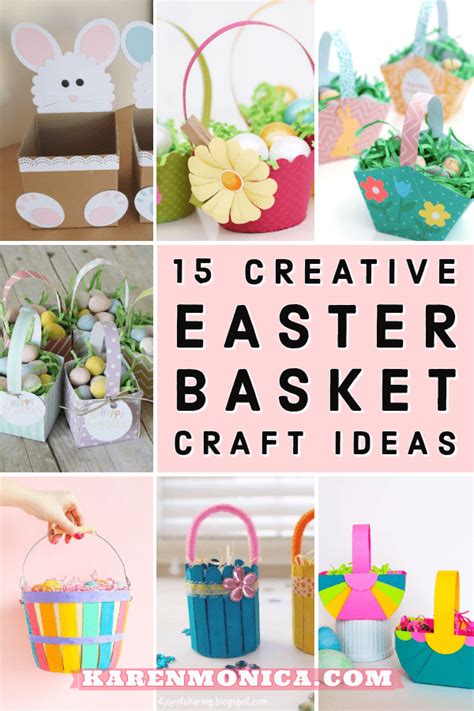 15 Creative Easter Basket Craft Ideas Karen Monica