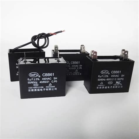 Ceiling Fan Capacitor Cbb Uf V Ac Wires Metallized