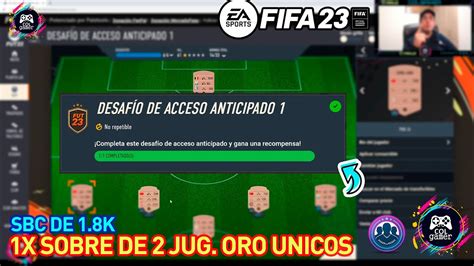 Fifa Sbc Desafio De Acceso Anticipado Soluci N X Sobre De