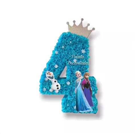 Pi Ata Frozen N Mero Decoraci N Fiesta Frozen Cumplea Os Env O Gratis