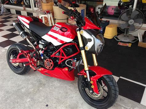 Final Pictures Project Ducati Accomplished Honda Grom Forum