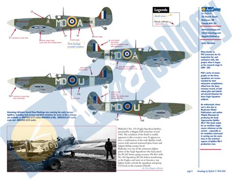 Eagle Squadron Spitfire Mk Vbs The American Volunteers Of