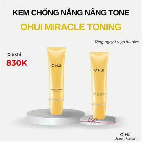 Kem Chống Nắng Ohui Miracle Toning Daily Sun Spf50pa Ohui Việt Nam