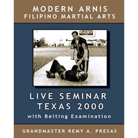 Modern Arnis Live Seminar In Texas With Belting Examination Remy Presas