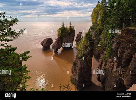 Hopewell Rocks during low tide, in New Brunswick, Canada Stock Photo - Alamy