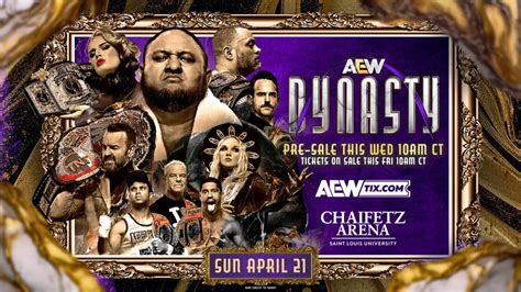 New Aew Dynasty 2024 Matches Announced Wrestletalk