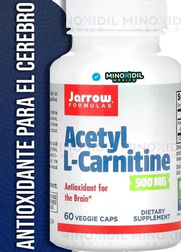 Jarrow Formulas Acetil L Carnitina Mg C Psulas Sabor Sin Sabor