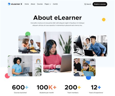 Elearner X Webflow Ecommerce Website Template