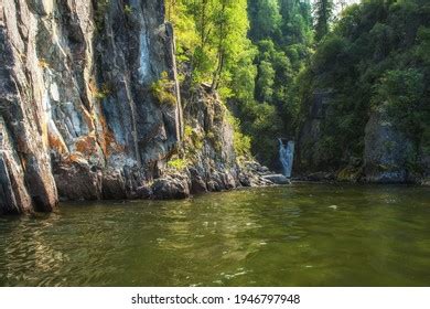 362 Teletskoy Lake Waterfalls Images Stock Photos 3D Objects