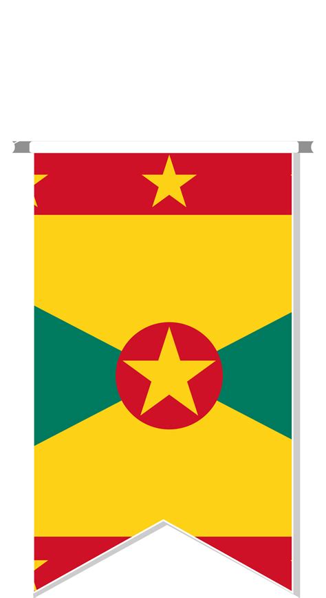 Grenada Flag In Soccer Pennant 11887323 Png
