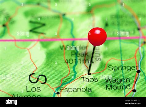 Mapa de taos nuevo mexico fotografías e imágenes de alta resolución Alamy