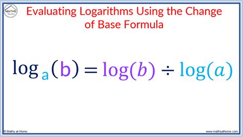 How To Change The Base Of A Logarithm Mathsathome