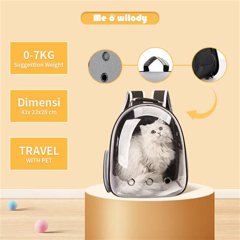 Jual Ship Locally Tas Astronot Kucing Anjing 100 ORIGINAL Tas