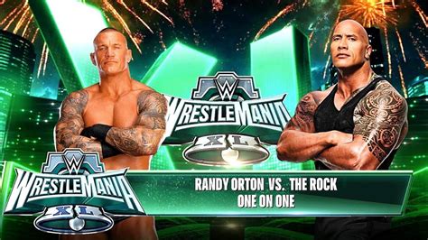 The Rock Final Boss Vs Randy Orton Full Match Wrestlemania 40