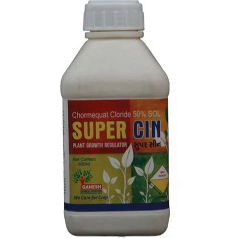 White Super Cin Chlormequat Chloride SoL Plant Growth Regulator Bottle