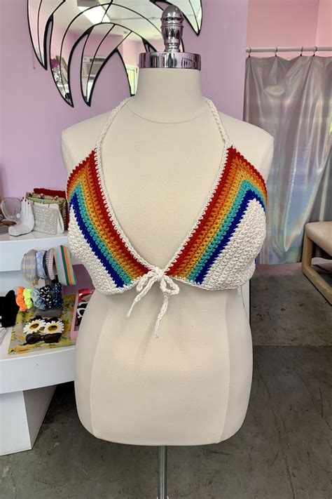 Mermaid Hex Crochet Bikini Top ShopperBoard