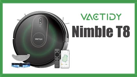 Robot Aspirador Vactidy Nimble T8 YouTube