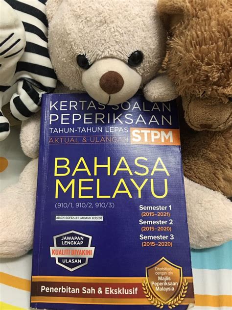 STPM BAHASA MELAYU SEM1 2 3 KERTAS SOALAN PEPERIKSAAN Hobbies Toys