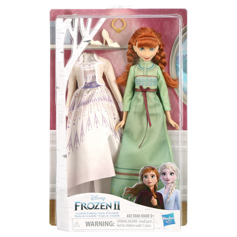 Disney Frozen 2 Arendelle Anna Doll Includes Dress Nightgown And Shoes