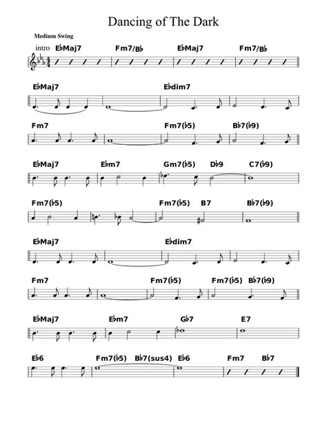 Dancing Of The Dark Sheet Music For Piano Download Free In Pdf Or Midi