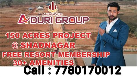 Aduri Group Iconic Venture Open Plots In Shadnagar Realestate Aduri