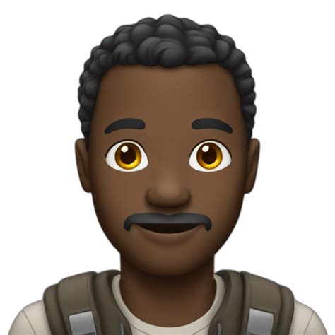 African Man Kissing A Fair Guy With Moustache Ai Emoji Generator