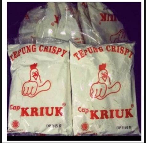 Paket Pcs Tepung Crispy Krispi Cap Kriuk Jempol Mantap Halal Mui