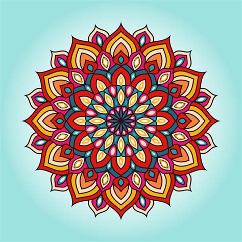 Premium Vector Vector Hand Drawn Doodle Mandala Ethnic Mandala With