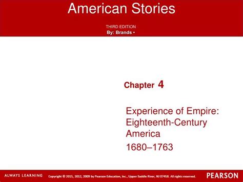 Ppt Experience Of Empire Eighteenth Century America 1680‒1763