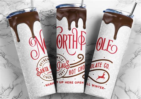 Hot Cocoa Snack Christmas Tumbler 3D Etsy
