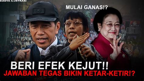 POLITIK TINGKAT TINGGI AKHIRNYA TERJAWAB SUDAH DIBALIK JOKOWI INGIN