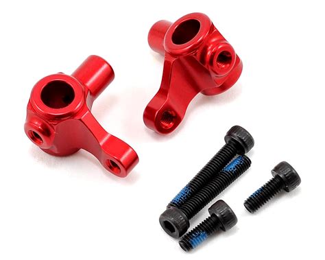 Traxxas Aluminum Steering Block Set Red TRA6937R AMain Hobbies