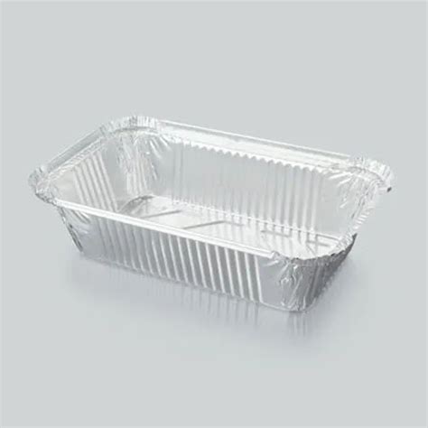 Silver Rectangular Fresh Pack Ml Aluminium Foil Container At Best