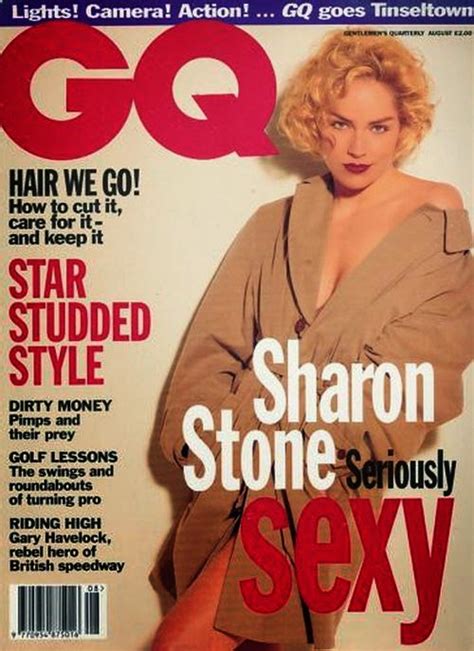 Retro Bikini: Sharon Stone on The Cover Of GQ Italia for May 2014 at 56 ...