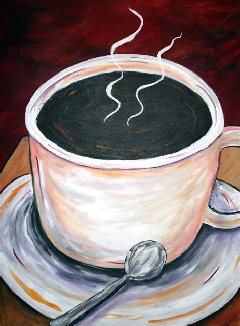 The Modern Artist: Coffee Art, Coffee Home Decor, Espresso Paintings