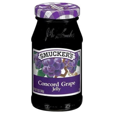 Smuckers Concord Grape Jelly Glas 340g 479