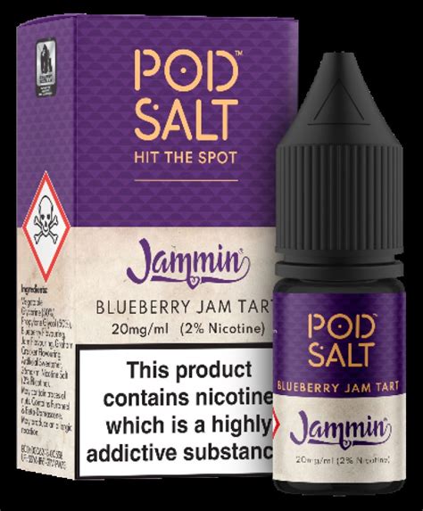 Blueberry Jam Tart By Pod Salt E Liquids Cheap Blueberry Jam Tart By